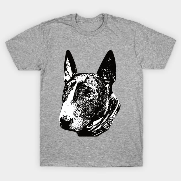 Brindle Bull Terrier T-Shirt by DoggyStyles
